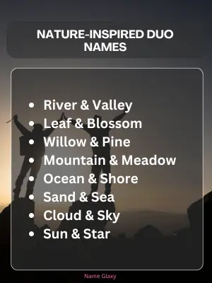 Nature-Inspired Duo Names