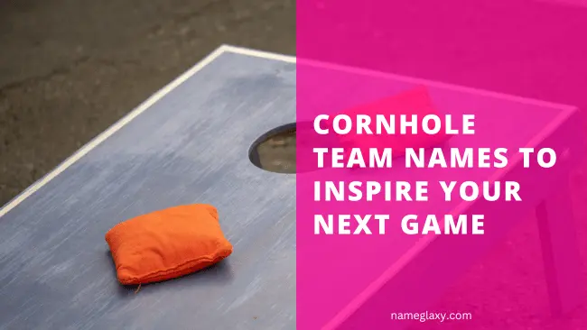 Cornhole Team Names