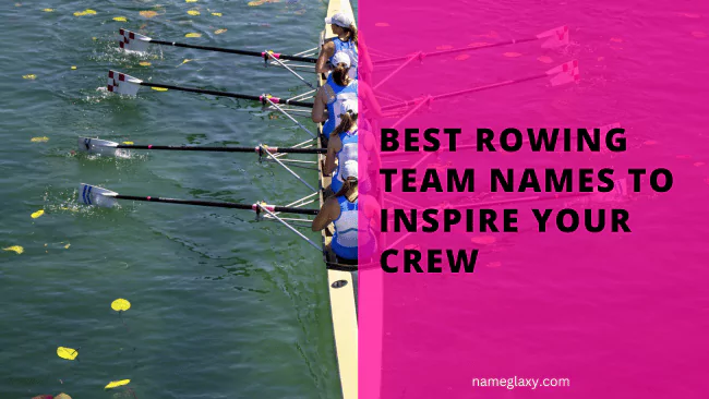 Rowing Team Names