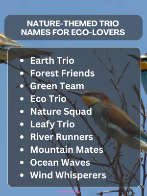 Nature-Themed Trio Names for Eco-Lovers