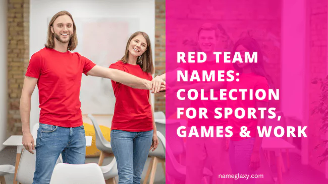 Red Team Names