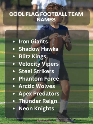 Cool Flag Football Team Names