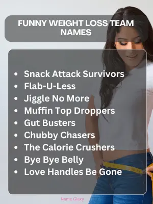 Funny Weight Loss Team Names