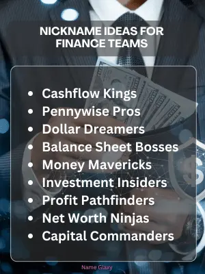 Nickname Ideas for Finance Teams