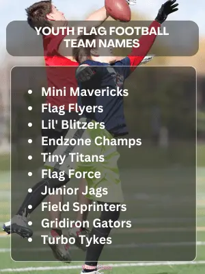 Youth Flag Football Team Names