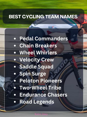 Best Cycling Team Names