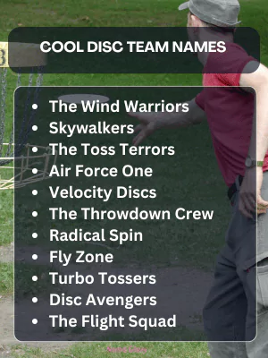 Cool Disc Team Names