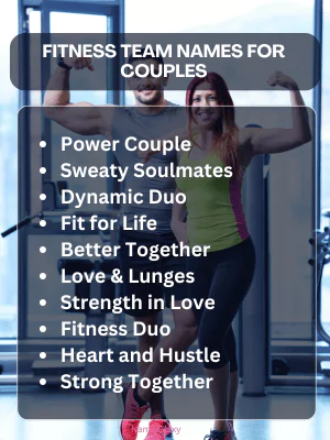 Fitness Team Names for Couples