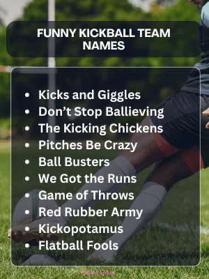 Funny Kickball Team Names