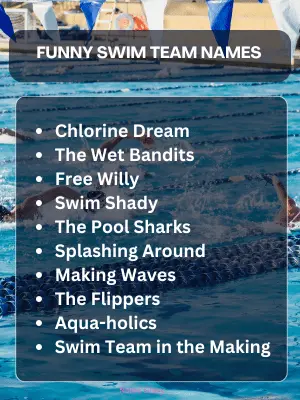 funny swim team names