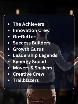 Motivational Group Names for Work Teams