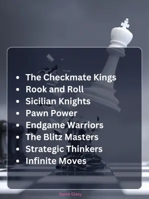 Best Chess Team Names