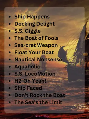 Best Funny Ship Names