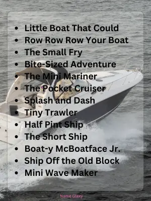 Funny Small Boat Names