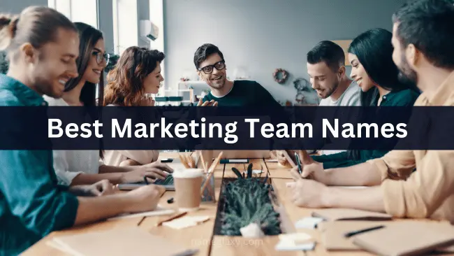 Marketing Team Names