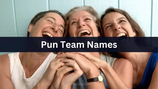 Pun Team Names