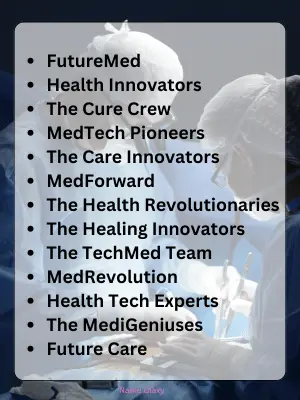 Unique Medical Team Names