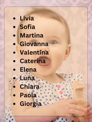 Best Italian Girl Names