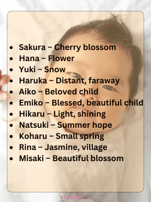 Best Japanese Girl Names