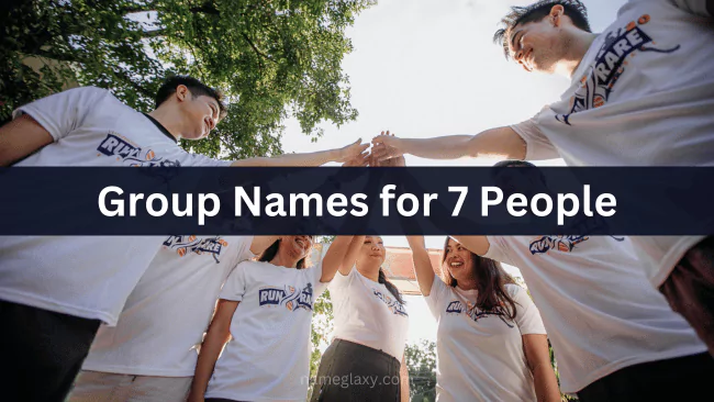 Group Names for 7 People