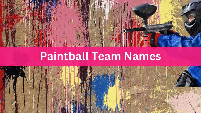 Paintball Team Names